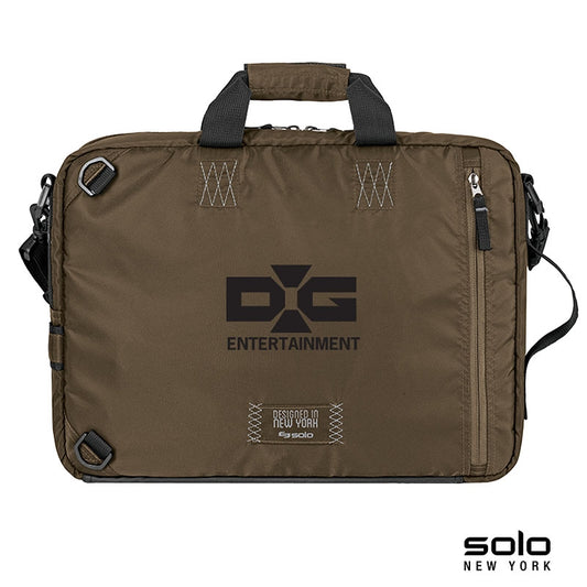 Solo New York Zone Briefcase Backpack Hybrid