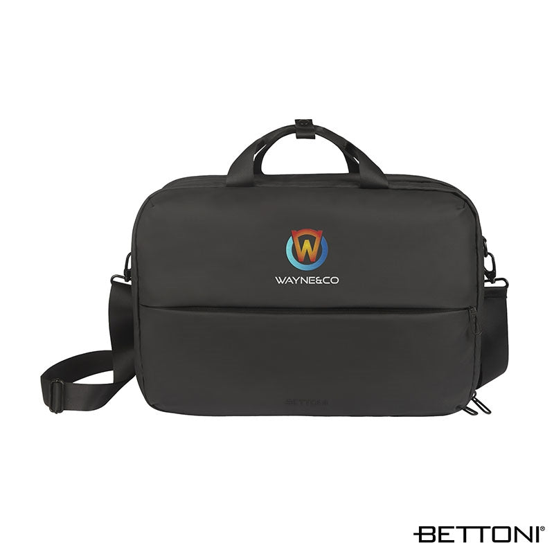 Black Bettoni® Moda Milano RPET Backpack Overnighter