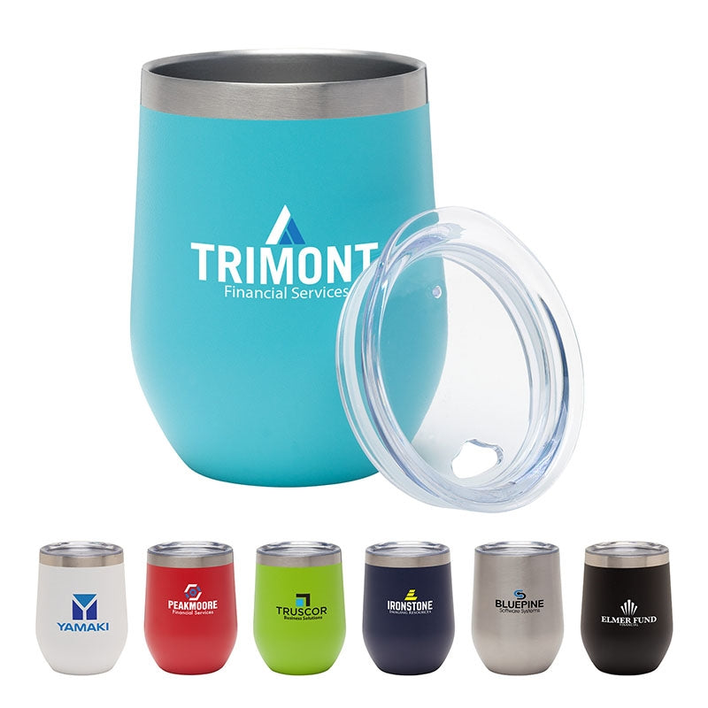 N/A Aria 12 oz. Double Wall Vacuum Wine Cup