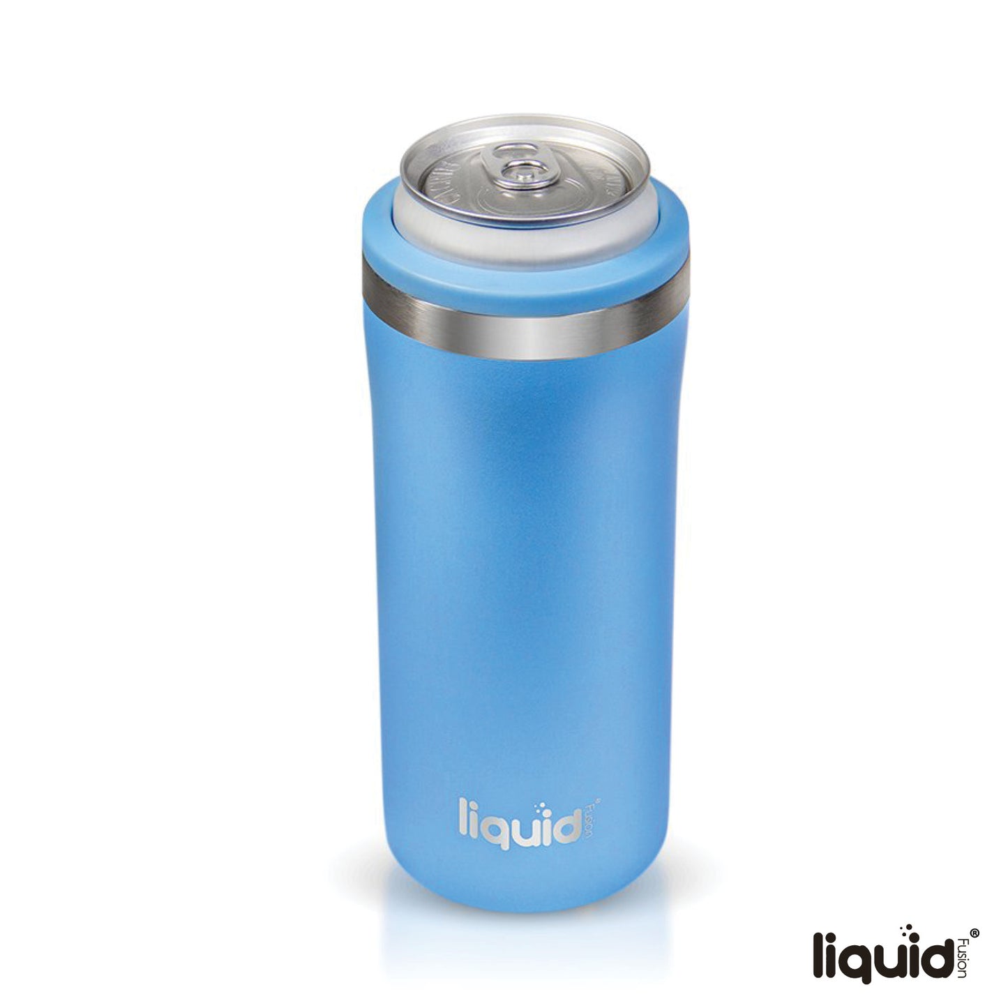 Liquid Fusion® 12 oz. Double Wall, Stainless Steel Skinny Can Cooler