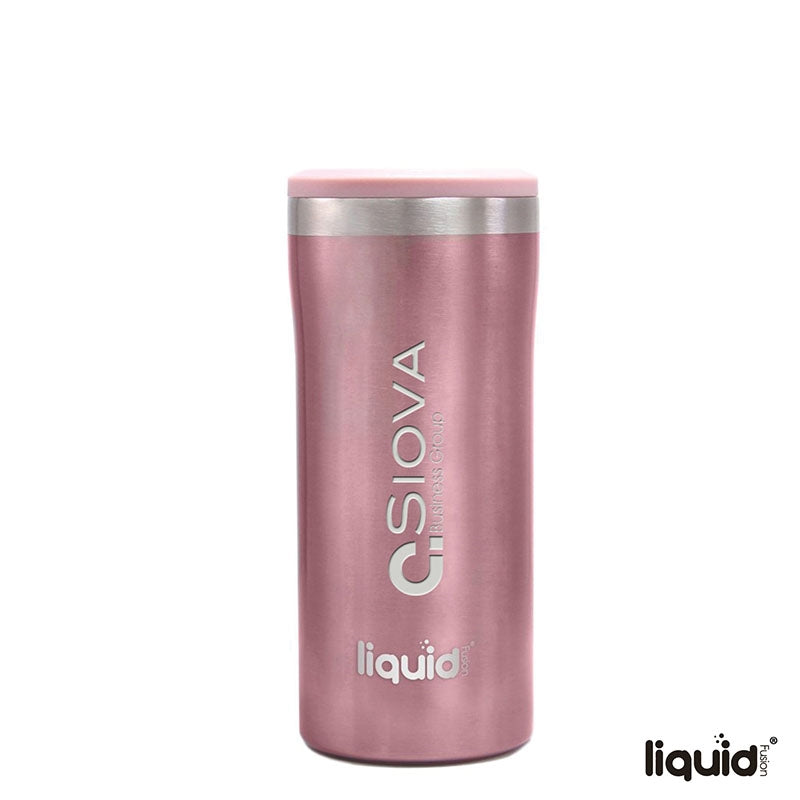 Liquid Fusion® 12 oz. Double Wall, Stainless Steel Skinny Can Cooler