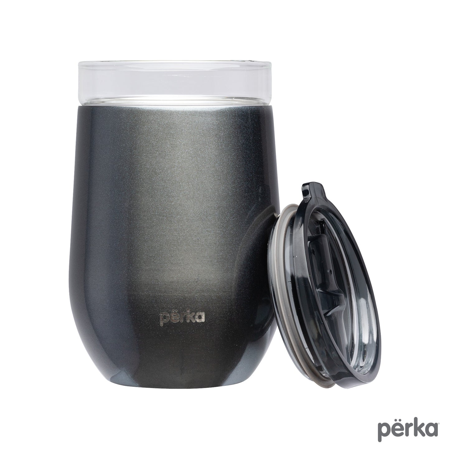 Perka® Taylor 12 oz. Double Wall, Stainless Steel Wine Mug