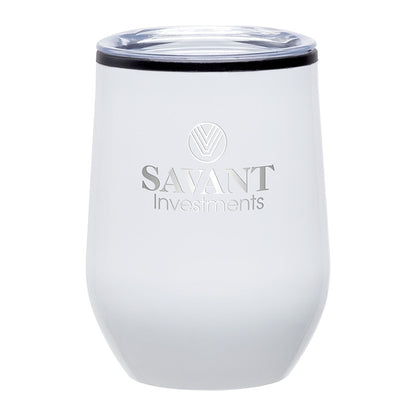 Chianti 12 oz. Double Wall Steel/PP Liner Tumbler