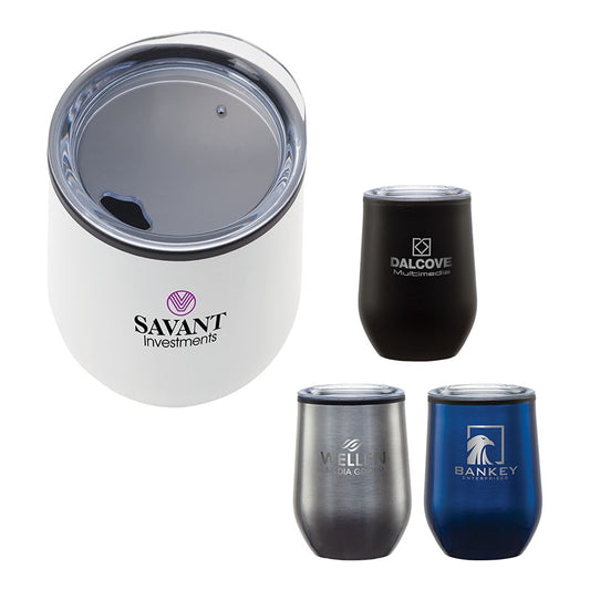 N/A Chianti 12 oz. Double Wall Steel/PP Liner Tumbler