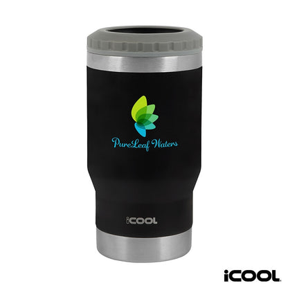 iCOOL® Oswego 14 oz. Double Wall Stainless Steel Can Cooler / Tumbler