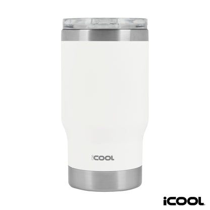iCOOL® Oswego 14 oz. Double Wall Stainless Steel Can Cooler / Tumbler