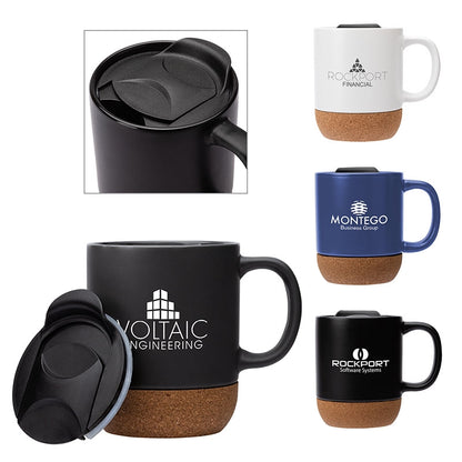 N/A Kenya  14 oz. Ceramic Mug With Cork Base