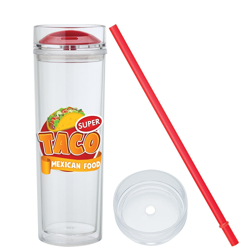 Jomocha 16 oz. Double Lid Hot / Cold Tumbler