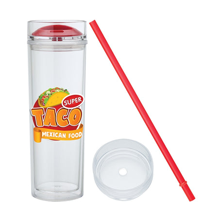 Jomocha 16 oz. Double Lid Hot / Cold Tumbler