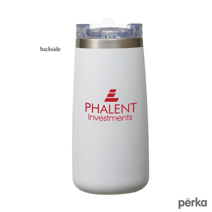 Perka® Erie 16 oz. Double Wall Stainless Steel Tumbler