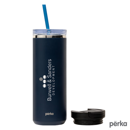 Perka® Trent 18 oz. Double Wall, Stainless Steel Hot/Cold Tumbler