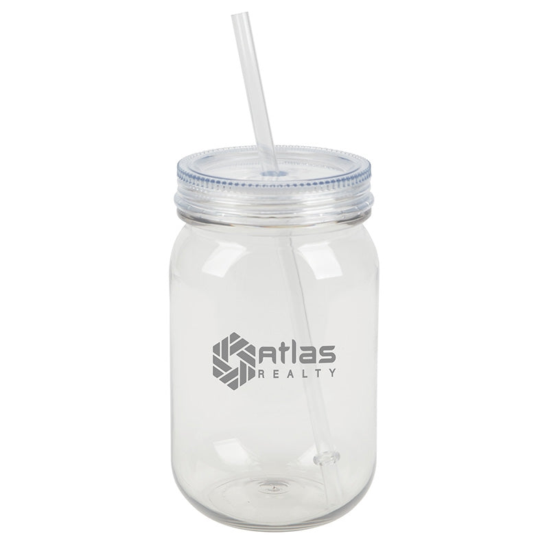Bootlegger II 27 oz. RPET Mason Jar Tumbler