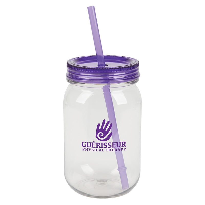 Bootlegger II 27 oz. RPET Mason Jar Tumbler