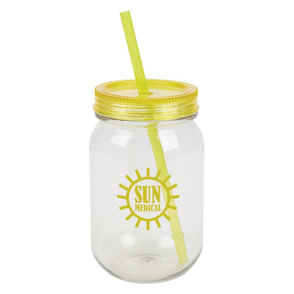 Bootlegger II 27 oz. RPET Mason Jar Tumbler