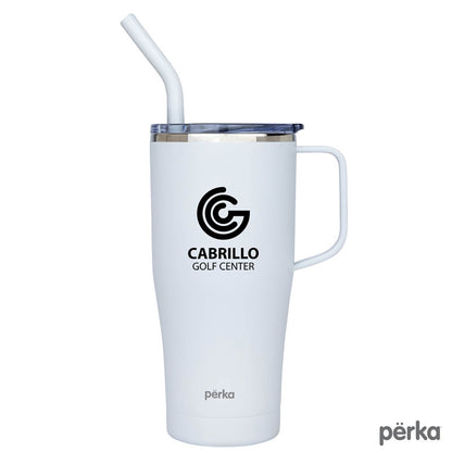 Perka® Clayton 20 oz. Double Wall, Stainless Steel Travel Mug