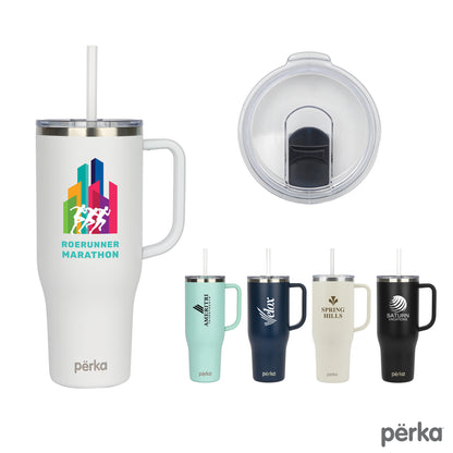 Perka® Kempton 40 oz. Double Wall, Stainless Steel Travel Mug