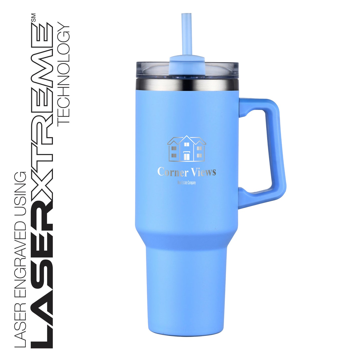 Lucas 40 oz. Double Wall, Stainless Steel Travel Mug