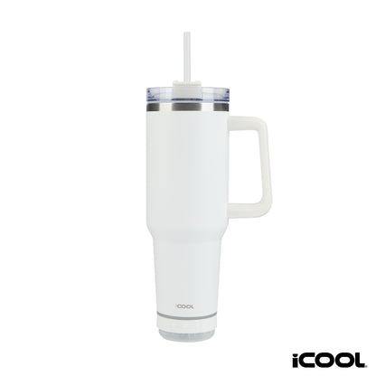 iCOOL® Borrego 40 oz. Double Wall, Stainless Steel Travel Mug with Speaker