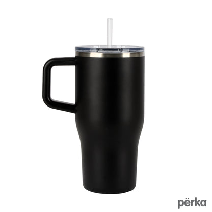 Perka® Myrton 20 oz. Double Wall, Recycled Stainless Steel Travel Mug