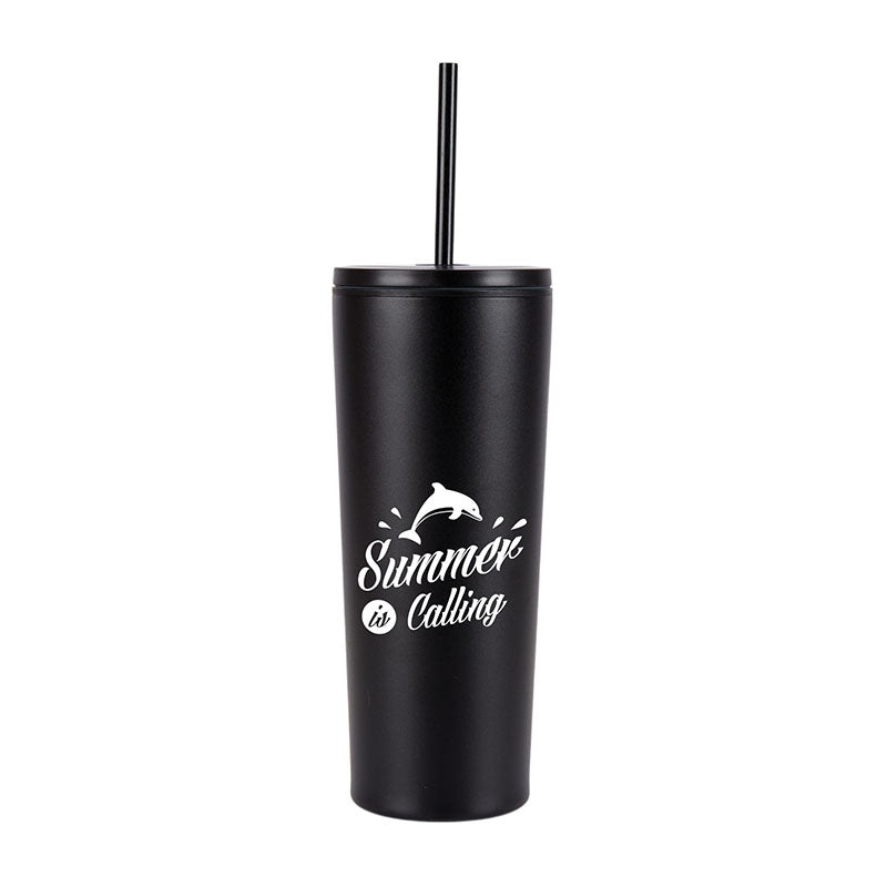 Bayard 24 oz. Double Wall Steel/PP Liner Straw Tumbler