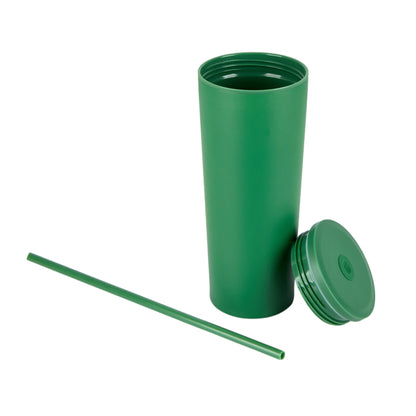 Bayard 24 oz. Double Wall Steel/PP Liner Straw Tumbler