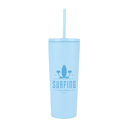 Bayard 24 oz. Double Wall Steel/PP Liner Straw Tumbler