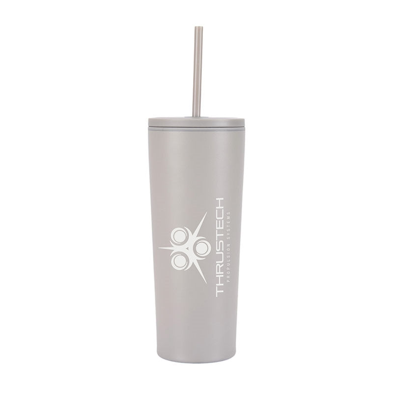 Bayard 24 oz. Double Wall Steel/PP Liner Straw Tumbler