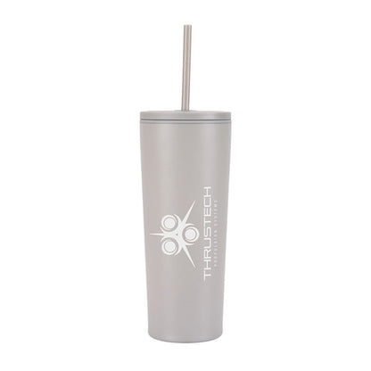 Bayard 24 oz. Double Wall Steel/PP Liner Straw Tumbler