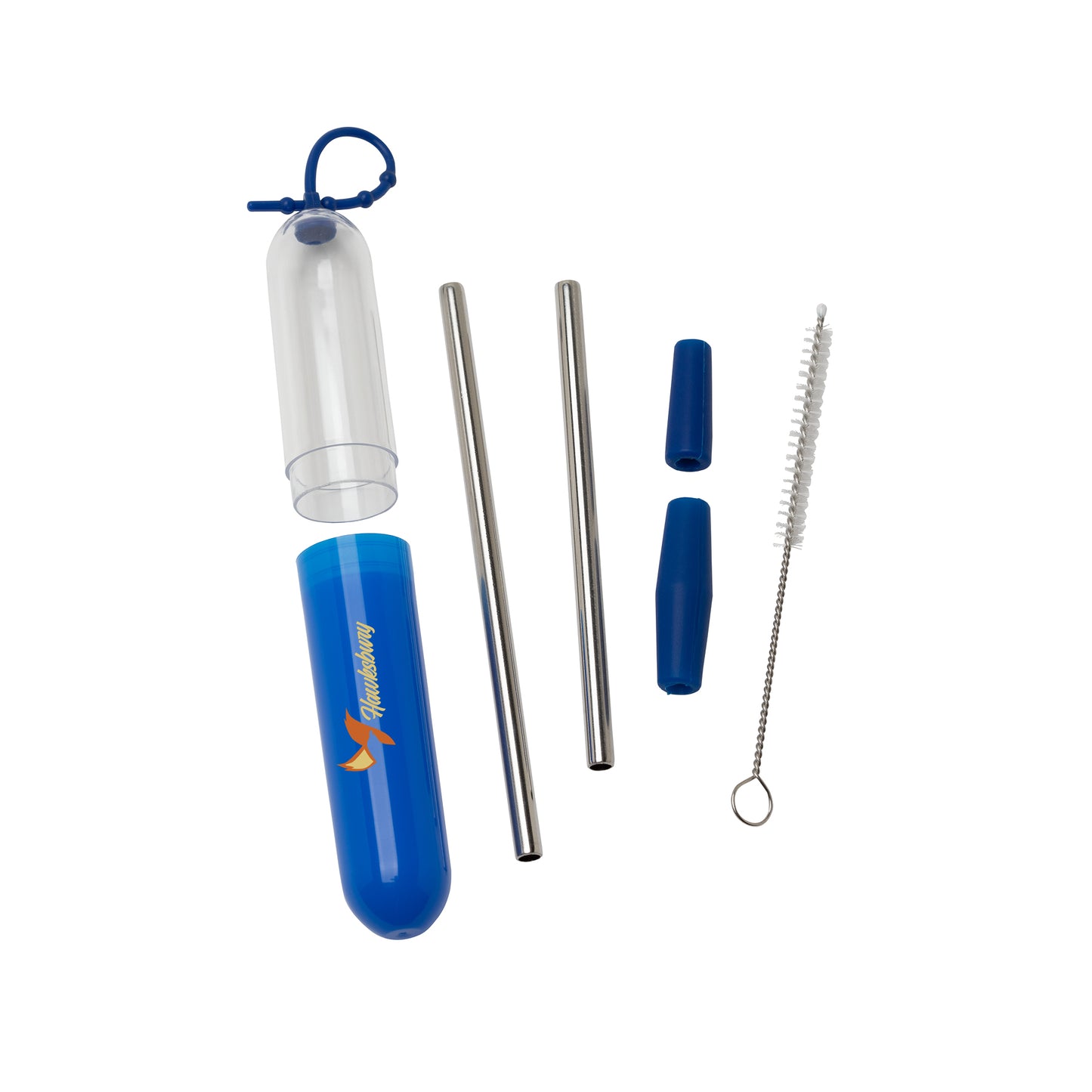 Paloma 5-Piece Stainless Steel Straw Set