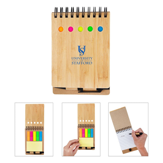 N/A Ridgecrest 3-in-1 Bamboo Jotter w/Pen