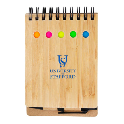 Ridgecrest 3-in-1 Bamboo Jotter w/Pen