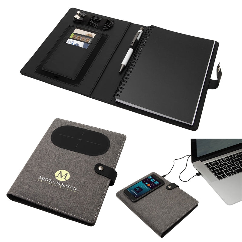 N/A Navigate Notebook w/ Wireless Phone Charger
