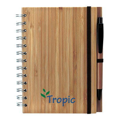 N/A Albany Bamboo Notebook & Pen