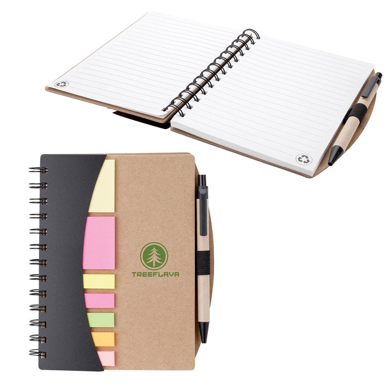 N/A Broome Junior Notebook with Pen, Flags & Sticky Notes