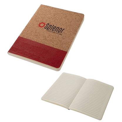 Boardwalk Two-Tone Cork Junior Notebook