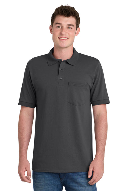 Port & Company Core Blend Jersey Knit Pocket Polo. KP55P