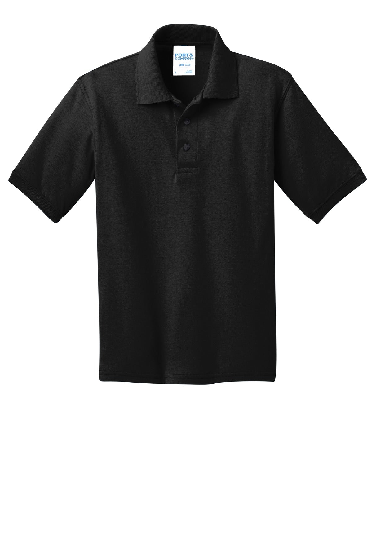 Port & Co Youth Core Blend Jersey Knit Polo. KP55Y