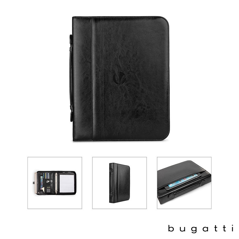 N/A Bugatti 3-Ring Binder Padfolio