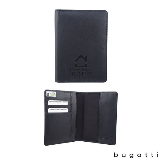 N/A Bugatti Leather Passport Holder