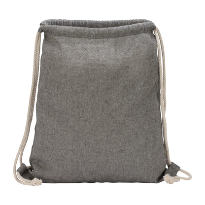 Huron Recycled Cotton Drawstring Tote