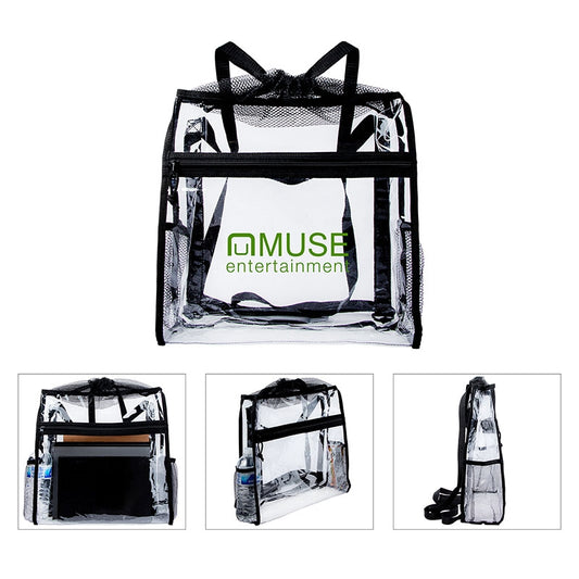 N/A Ramsey Clear Drawstring Backpack