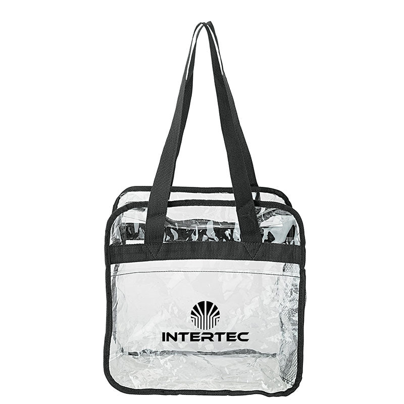 Black Athina Clear Stadium Tote