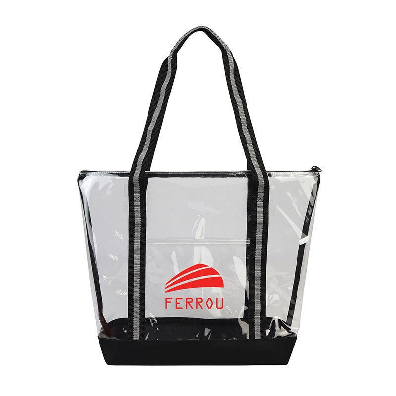Capitola Clear TPU Zippered Tote