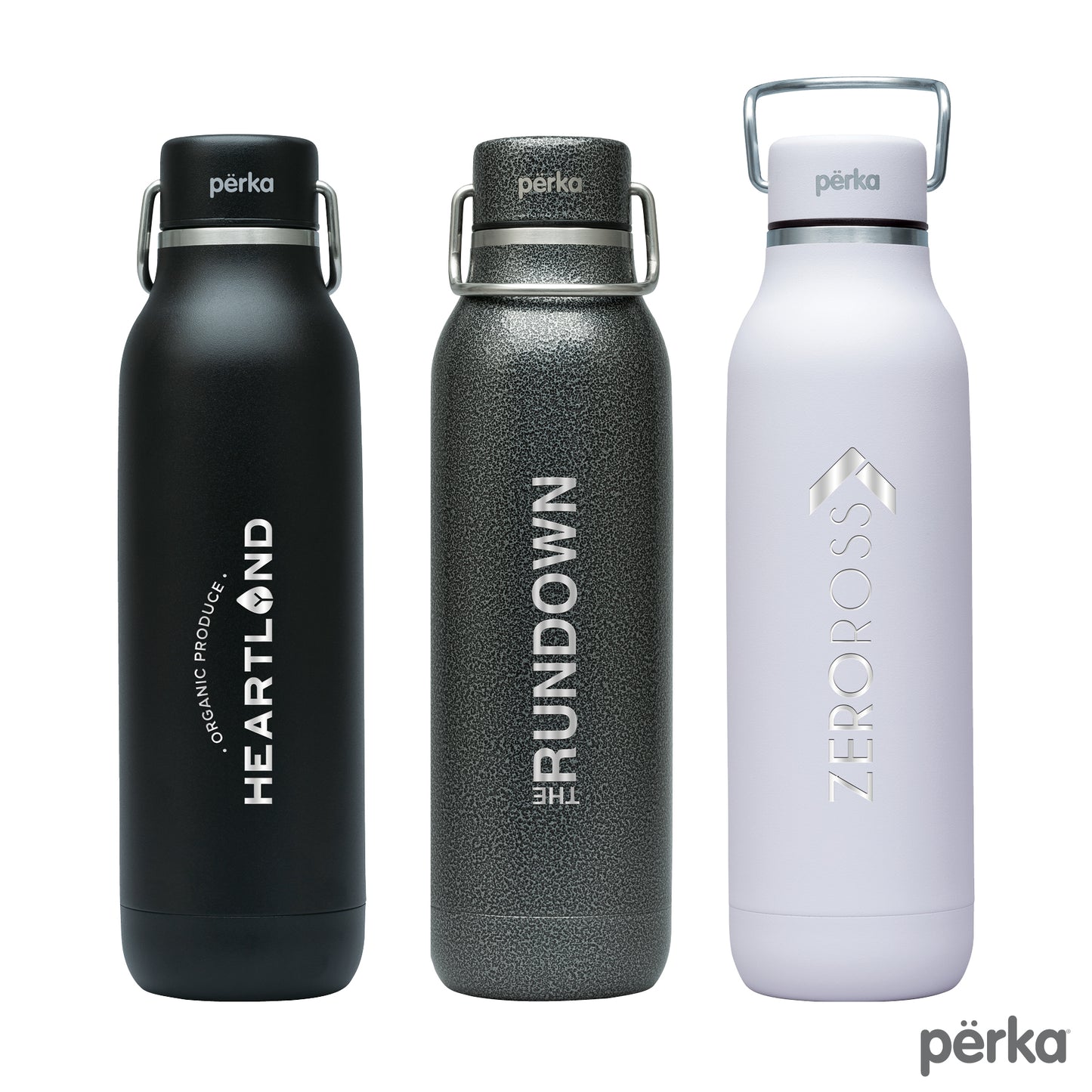 Perka®  Dashing 20 oz. Double Wall Stainless Steel Bottle