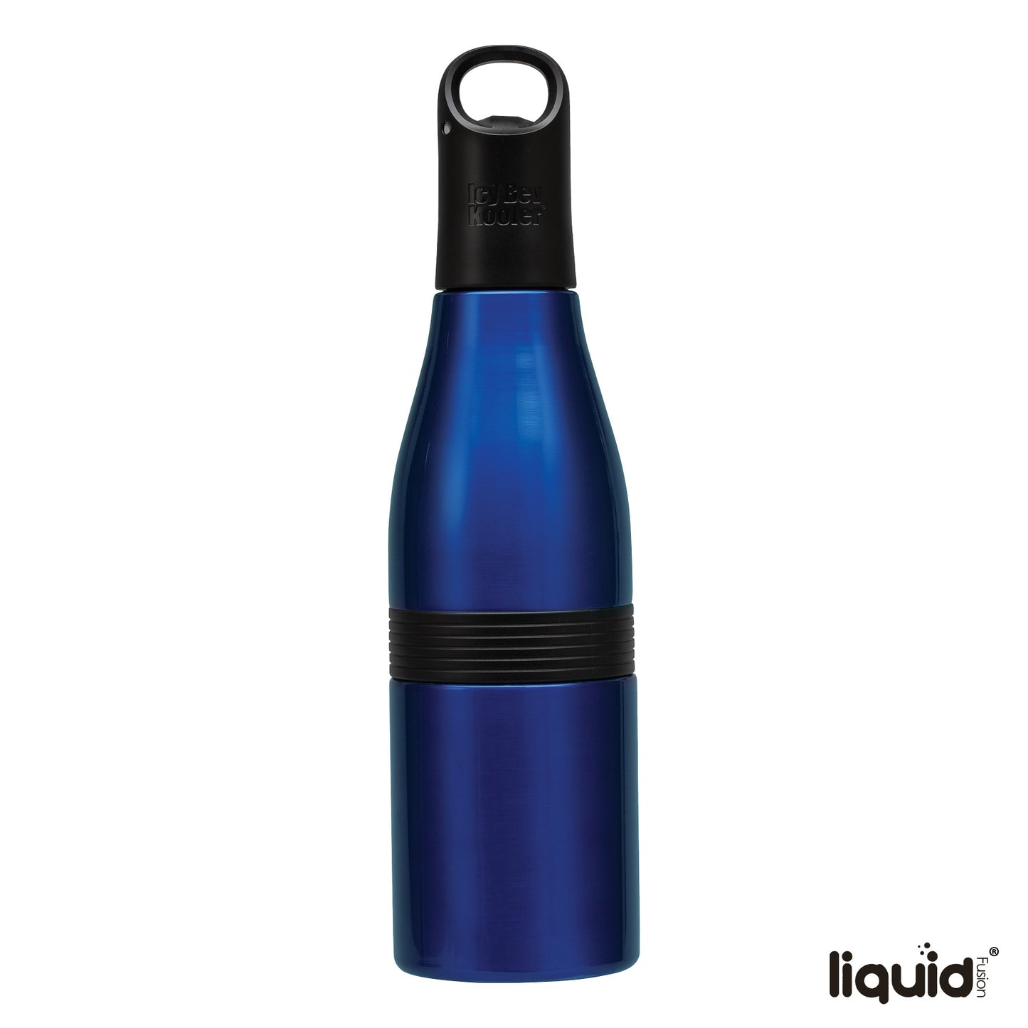 Liquid Fusion® Icy Bev Kooler® 22 oz. 3-In-1 Double Wall Stainless Steel Bottle