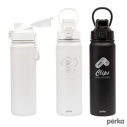 Perka® Rex 24 oz. Double Wall, Stainless Steel Water Bottle