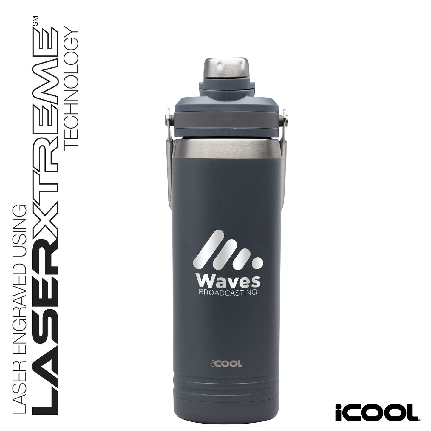iCOOL® Lakewood 24 oz. Double Wall, Stainless Steel Bottle
