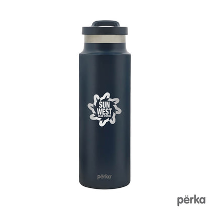 Perka® Monroe 24 oz. Double Wall Recycled Stainless Steel Water Bottle