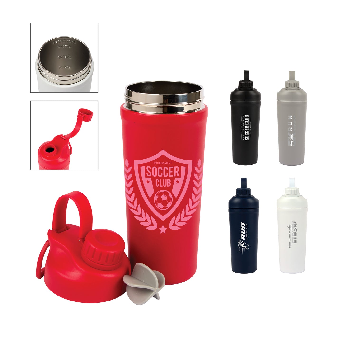 Longden 26 oz. Double Wall, Stainless Steel Shaker Bottle