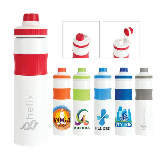 N/A Prescott 26 oz. Single Wall Recycled Stainless Steel Bottle